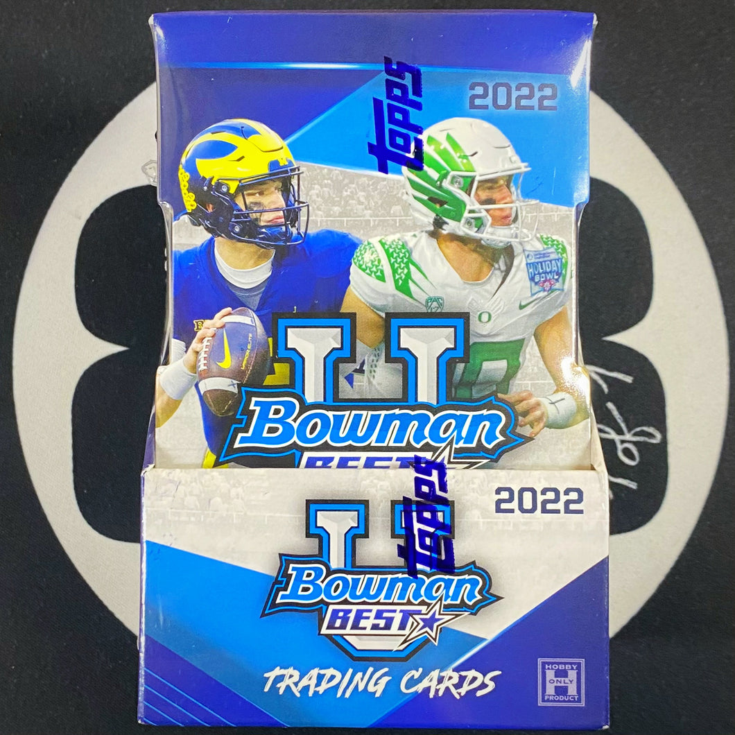 2022 Bowman Chrome University Football Hobby Box