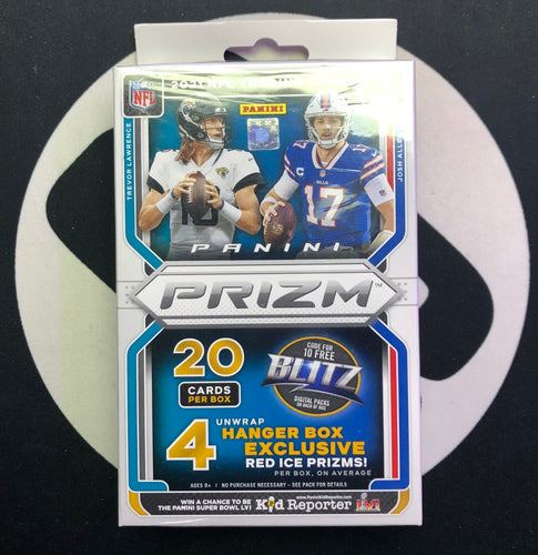 2021 Panini Prizm Football Hanger Box (red Ice Prizms!)