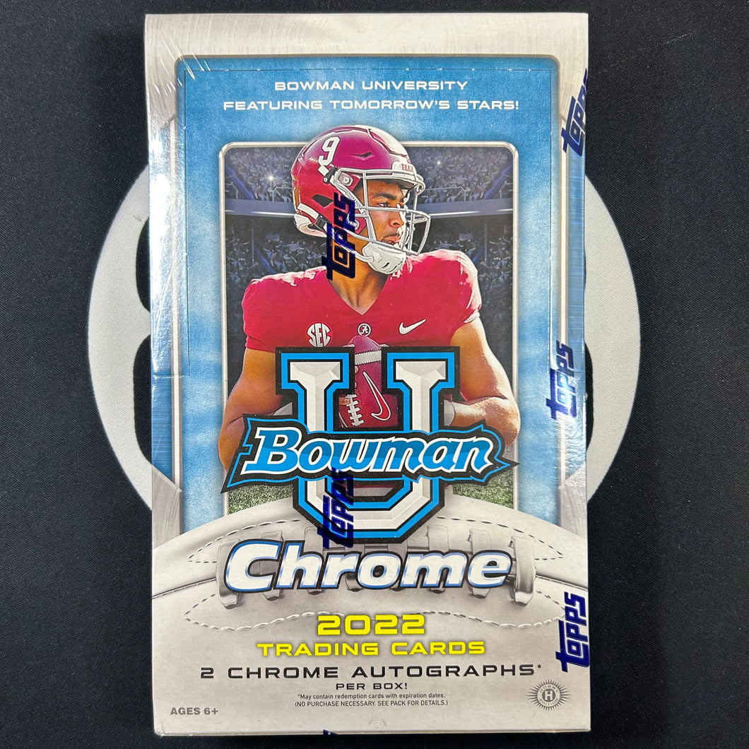 2022 Bowman Chrome University Football Hobby Box