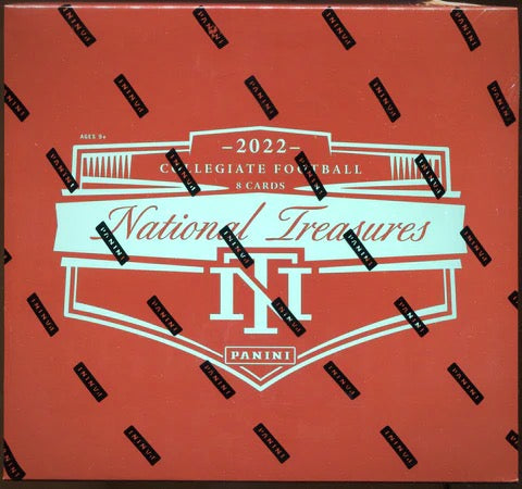 2022 National Treasures Collegiate Football Hobby Box